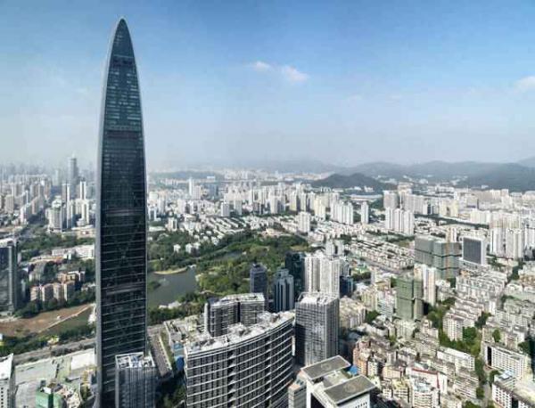 KK100 Tower in Shenzhen, China (441.8 m)