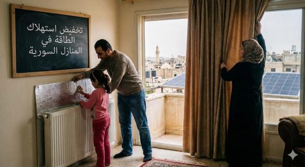 مفهوم تخفيض استهلاك الطاقة في المنازل السورية 