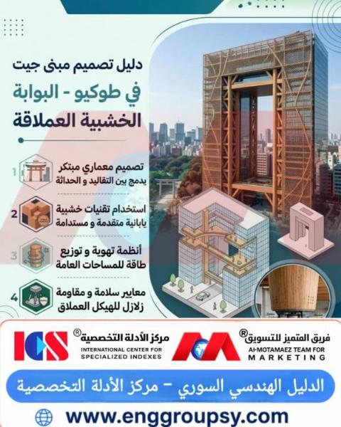 دليل تصميم مبنى جيت في طوكيو البوابة الخشبية العملاقة