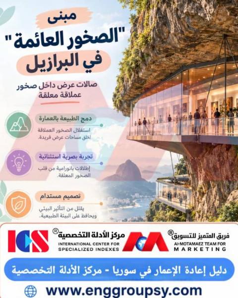 مبنى الصخور العائمة في البرازيل إبداع الدمج بين التضاريس الطبيعية وفن العمارة الحديثة