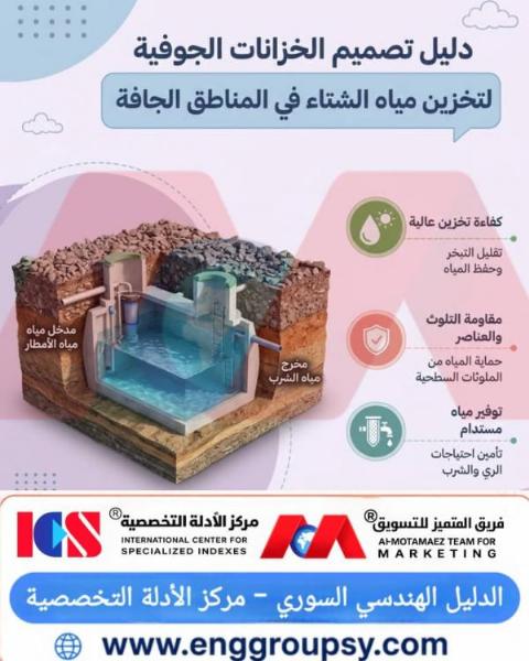 دليل تصميم الخزانات الجوفية لتخزين مياه الشتاء في المناطق الجافة