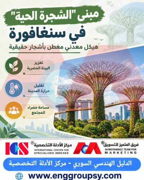 كيف يعيد مبنى الشجرة الحية في سنغافورة صياغة مفاهيم التصميم المستدام عبر دمج الهياكل المعدنية بناطحات السحاب الخضراء؟