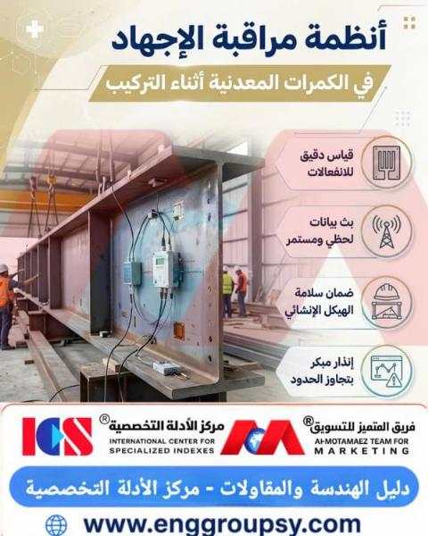 هل تمنع أنظمة مراقبة الإجهاد اللحظية الانهيارات الهيكلية في الكمرات المعدنية الكبرى خلال مراحل التركيب الميداني الحساسة؟