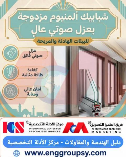 كيف تحقق شبابيك الألمنيوم المزدوجة ذات العزل الصوتي العالي أعلى معايير الهدوء والراحة في البيئات المعاصرة؟