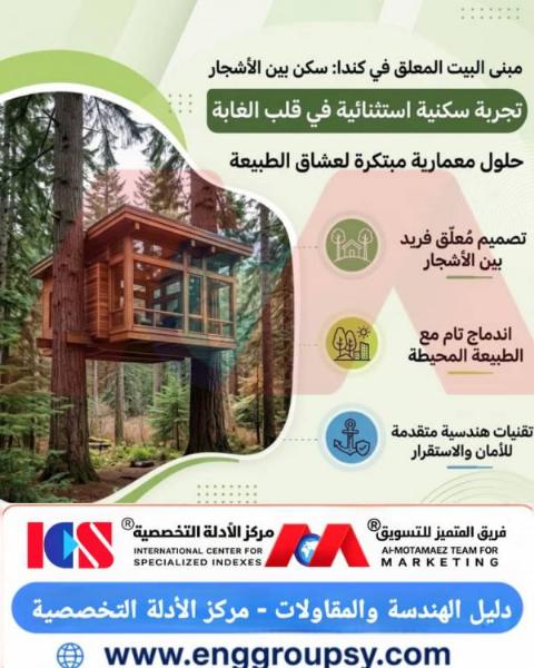 كيف تضمن حلول التعليق المرن والميكانيكا الحيوية سلامة البيت المعلق واستدامته بين الأشجار؟